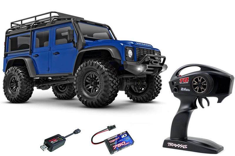 Automodelo Traxxas 1/18 TRX-4M Land Rover Defender Crawler